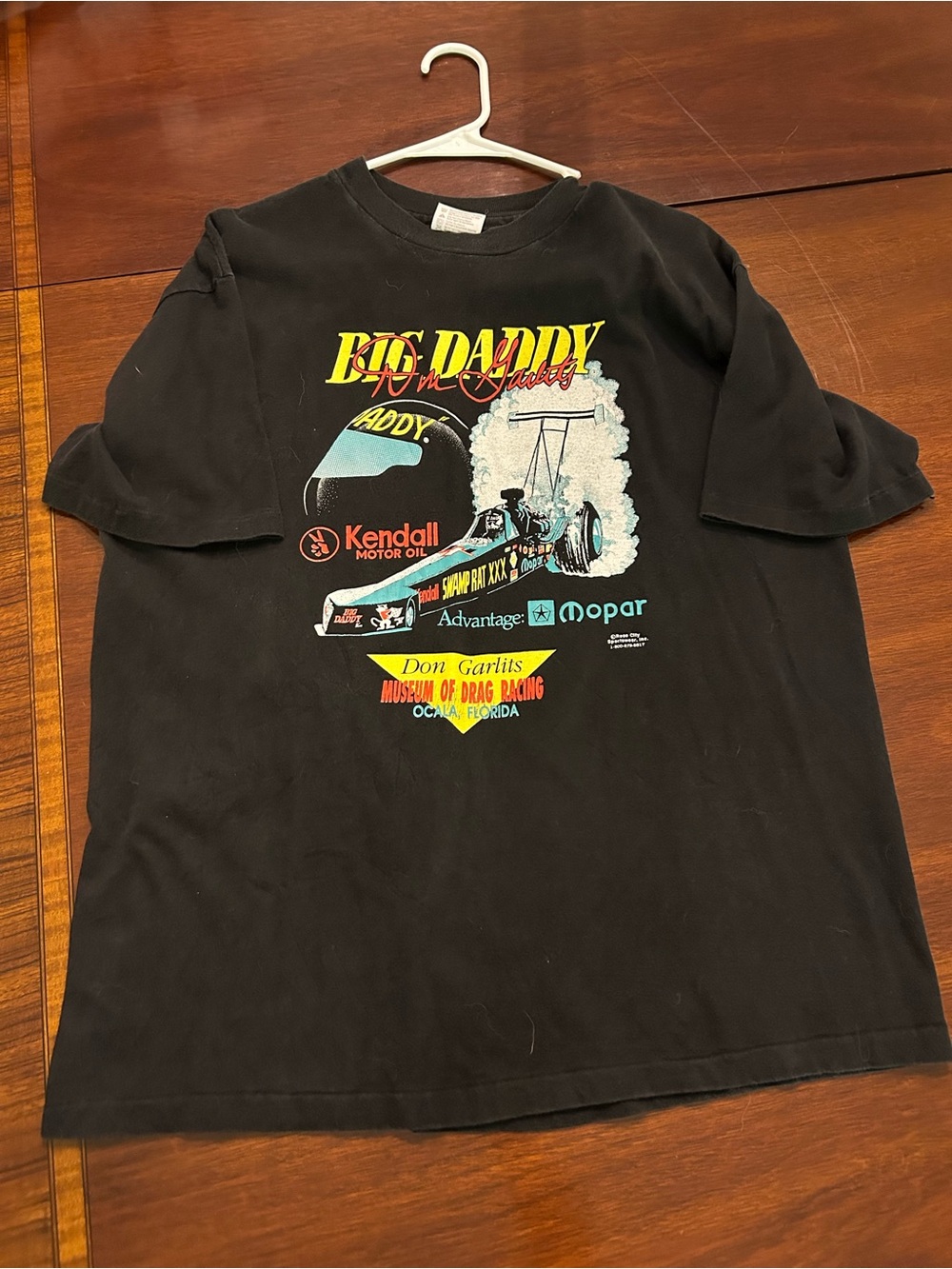 Hanes Black 'Big Daddy' Drag Racing Graphic Tee